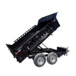 Dump Trailer 6' X 10' Landscape Equipment With 20 inch Sides