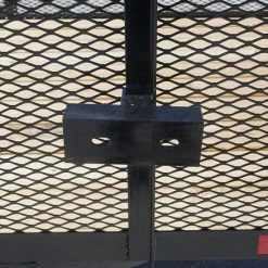 6.4x14 Straight Deck Tandem Axle Utility Trailer 2ft Mesh Side -Cheap Trailers Store 6x14 2ft 10 1