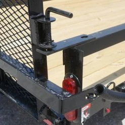 Utility Trailer 6.4' x 14' Spring Assist A-Frame Gate Tire Rack Tandem Axle -Cheap Trailers Store 6x14 9 2