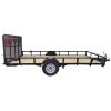Utility Trailer 6.4' x 14' Spring Assist A-Frame Gate Tire Rack -Cheap Trailers Store 6x14tall 2