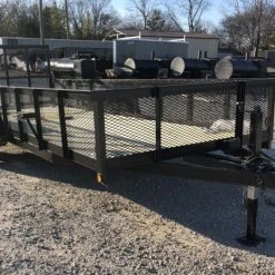 Utility Trailer 6.4 X 19 Tandem Straight 5200 lb Axles -Cheap Trailers Store 6x19 3 2
