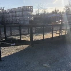 Utility Trailer 6.4 X 19 Tandem Straight 5200 lb Axles -Cheap Trailers Store 6x19 5 2