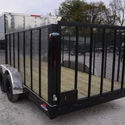 Enclosed Utility Hybrid Trailer 7'x18' with Side Door- Lawn Mower Equipment Hauler -Cheap Trailers Store 7 28 18 1