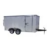 Enclosed Trailer 7'x14' White - V-Nose Lawn Mower Cargo Trailer 2 Enclosed Trailer 7'x14' White - V-Nose Lawn Mower Cargo Trailer -Cheap Trailers Store 7x14enclosed 1