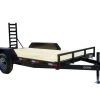 7x14 Equipment Trailer Dovetail 5' Ramps -Cheap Trailers Store 7x14equip 1