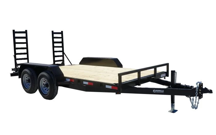 7x14 Equipment Trailer Dovetail 5' Ramps 3 7x14 Equipment Trailer Dovetail 5' Ramps