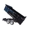 Hydraulic Dump Trailer 7x14 Landscape Equipment 3 FT Sides -Cheap Trailers Store 7x14x3dump 1