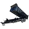 Dump Trailer 7' X 16' Hydraulic Dump 3ft Sides Mulch -Cheap Trailers Store 7x16x3 dump trailer photoshop 2
