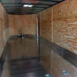 Enclosed Trailer 8.5'x14' White - Car Mower Equipment Hauling -Cheap Trailers Store 85x14enclwht 1 1