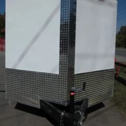 Enclosed Trailer 8.5'x14' White - Car Mower Equipment Hauling -Cheap Trailers Store 85x14enclwht 5 1