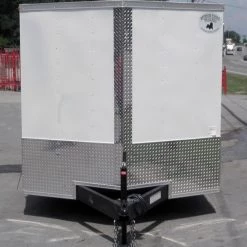 Enclosed Trailer 7'x16' - V-Nose Motorcycle Lawn Mower -Cheap Trailers Store 8 18