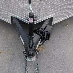 Enclosed Trailer 8.5'x18' White - Equipment Car Bike Hauler -Cheap Trailers Store 8 20 4 1