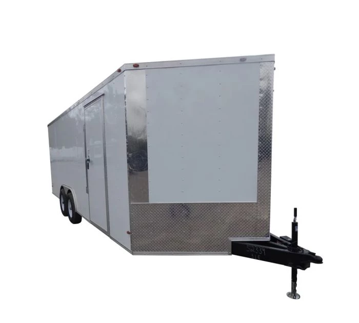 Enclosed Trailer 8.5' x 20' White 3500lb Axles - Cargo Hauler 3 Enclosed Trailer 8.5' x 20' White 3500lb Axles - Cargo Hauler