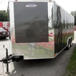 Enclosed Trailer 8.5'x18' Grey - Custom Enclosed Car Bike Cargo Hauler 27 Enclosed Trailer 8.5'x18' Grey - Custom Enclosed Car Bike Cargo Hauler -Cheap Trailers Store 9 13 1