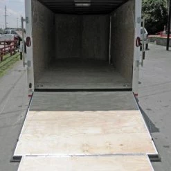 Enclosed Trailer 7'x16' - V-Nose Motorcycle Lawn Mower -Cheap Trailers Store 9 14