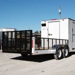 Enclosed Utility Hybrid Trailer 7'x20' - Lawn Mower Equipment Hauler -Cheap Trailers Store dji 0120 2 2 1
