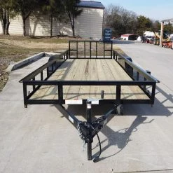 6.4x20 Dovetail Utility Trailer (2) 3500lb Axles -Cheap Trailers Store dji 0271 crop 1