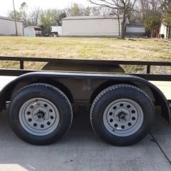 6.4x20 Dovetail Utility Trailer (2) 3500lb Axles -Cheap Trailers Store dji 0294 crop 1
