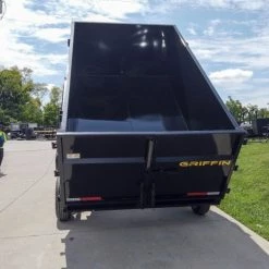 7x12 Gooseneck Hydraulic Dump Trailer with 4ft Side (2) 6K Axles -Cheap Trailers Store dji 0722 2 1