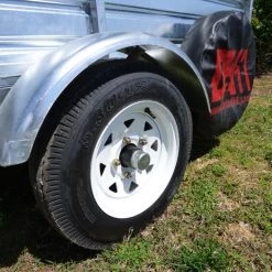 MMT5X7G-DUG 4.5' x 7.5' Utility Trailer Galvanized Drive Up Gate -Cheap Trailers Store dk2 gal 5x7 06 2