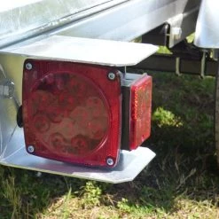 MMT5X7G-DUG 4.5' x 7.5' Utility Trailer Galvanized Drive Up Gate -Cheap Trailers Store dk2 gal 5x7 07 2