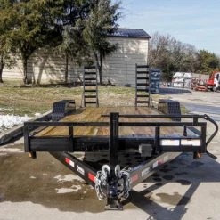 7x20 Equipment Trailer Dovetail (2) 7K Axles w/ 5' Ramps -Cheap Trailers Store dsc00364 1