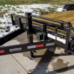 7x20 Equipment Trailer Dovetail (2) 7K Axles w/ 5' Ramps -Cheap Trailers Store dsc00366 3 1