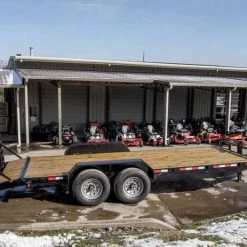 7x20 Equipment Trailer Dovetail (2) 7K Axles w/ 5' Ramps -Cheap Trailers Store dsc00381 3 1