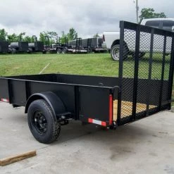 5' X 10' Utility Trailer Straight Deck 18" Sides Tall Gate -Cheap Trailers Store dsc00595 2 1