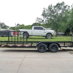 6.4x20-2ft Mesh Utility Trailer with Side Gate (2) 3,500lb Axles -Cheap Trailers Store dsc00616 1 1