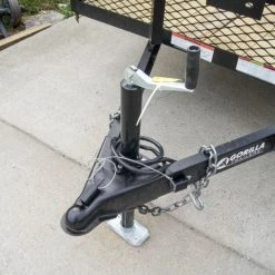 6.4x20-2ft Mesh Utility Trailer with Side Gate (2) 3,500lb Axles -Cheap Trailers Store dsc00622 1 1