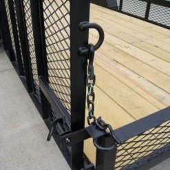 6.4x20-2ft Mesh Utility Trailer with Side Gate (2) 3,500lb Axles -Cheap Trailers Store dsc00629 4 1