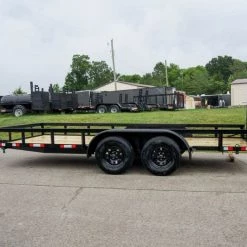 6.4x16 Straight Deck Utility Trailer (2) 3500lb Axles -Cheap Trailers Store dsc00651 1
