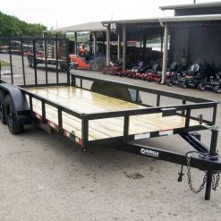 6.4x16 Straight Deck Utility Trailer (2) 3500lb Axles -Cheap Trailers Store dsc00655 1 1