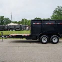 7x16 Hybrid Dump Trailer with 4-ft Sides (2) 5200lb Axles and Deck -Cheap Trailers Store dsc00669 1 1