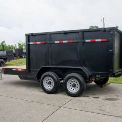 7x16 Hybrid Dump Trailer with 4-ft Sides (2) 5200lb Axles and Deck -Cheap Trailers Store dsc00670 1 1