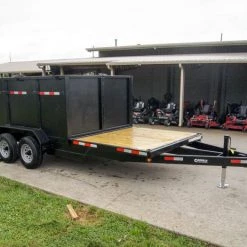 7x16 Hybrid Dump Trailer with 4-ft Sides (2) 5200lb Axles and Deck -Cheap Trailers Store dsc00673 1 1
