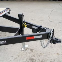 7x16 Hybrid Dump Trailer with 4-ft Sides (2) 5200lb Axles and Deck -Cheap Trailers Store dsc00674 1 1