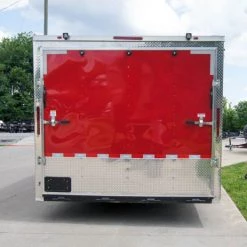Custom Red 8.5x24 Enclosed Trailer (2) 5200lb Axles ATP Floor 33 Custom Red 8.5x24 Enclosed Trailer (2) 5200lb Axles ATP Floor -Cheap Trailers Store dsc00695 2 2