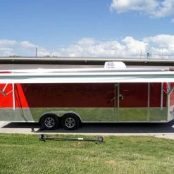 Custom Red 8.5x24 Enclosed Trailer (2) 5200lb Axles ATP Floor 36 Custom Red 8.5x24 Enclosed Trailer (2) 5200lb Axles ATP Floor -Cheap Trailers Store dsc00699 2 2