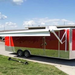 Custom Red 8.5x24 Enclosed Trailer (2) 5200lb Axles ATP Floor 37 Custom Red 8.5x24 Enclosed Trailer (2) 5200lb Axles ATP Floor -Cheap Trailers Store dsc00700 2 2