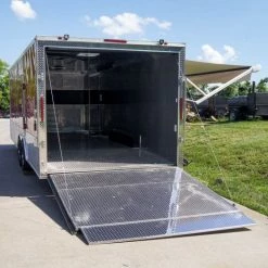 Custom Red 8.5x24 Enclosed Trailer (2) 5200lb Axles ATP Floor 39 Custom Red 8.5x24 Enclosed Trailer (2) 5200lb Axles ATP Floor -Cheap Trailers Store dsc00702 2 2