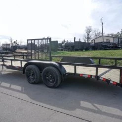 7' X 20' Tandem Axle Dovetail Utility Trailer with Side Gate -Cheap Trailers Store dsc02100 1 1