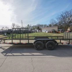 7' X 20' Tandem Axle Dovetail Utility Trailer with Side Gate -Cheap Trailers Store dsc02117 2 1