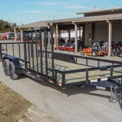 7' X 20' Tandem Axle Dovetail Utility Trailer with Side Gate -Cheap Trailers Store dsc02125 2 1