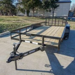 6.4x16 Utility Trailer Dovetail (2) 3500lb Axles with Gate -Cheap Trailers Store dsc02129 2 1