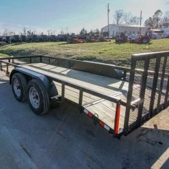 6.4x16 Utility Trailer Dovetail (2) 3500lb Axles with Gate -Cheap Trailers Store dsc02131 2 1