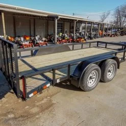 6.4x16 Utility Trailer Dovetail (2) 3500lb Axles with Gate -Cheap Trailers Store dsc02136 2 1