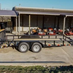 6.4x16 Utility Trailer Dovetail (2) 3500lb Axles with Gate -Cheap Trailers Store dsc02138 2 1