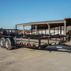6.4x16 Utility Trailer Dovetail (2) 3500lb Axles with Gate -Cheap Trailers Store dsc02141 2 1